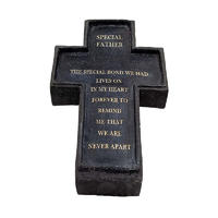 China wholesale custom memorial cross – special father garden decoration