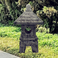 China supplier classic pagoda with tiled roof garden statue for sale