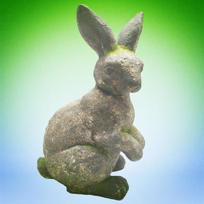 Best selling easter garden ornament mgo bunny statue for home and outdoor decoration
