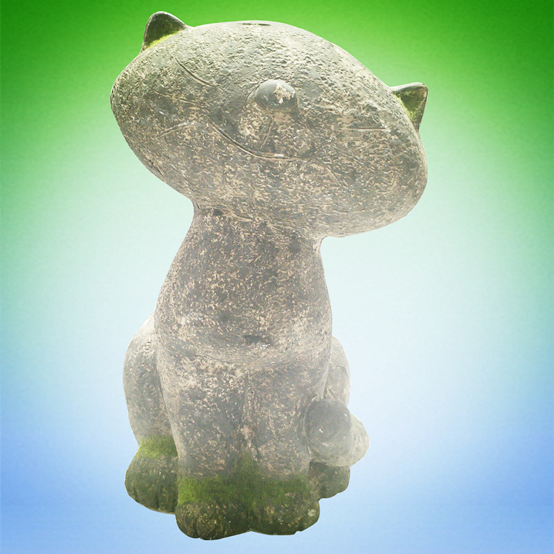 Wholesales garden animal statue mgo sitting cat statue for sale