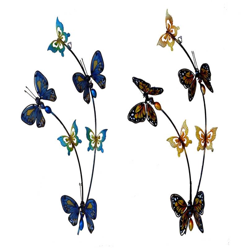 Hot selling butterflies on vine wall decoration