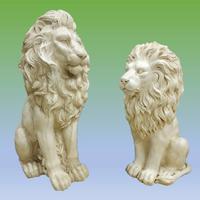 Premium quality handmade latest design sitting lion statue garden decorations