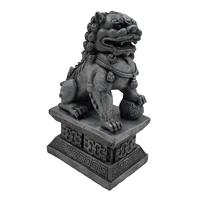 Hot selling polyresin male foo dog statue garden decoration
