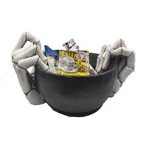 Customized halloween wholesale new product factory supplier skeleton hands candy dish