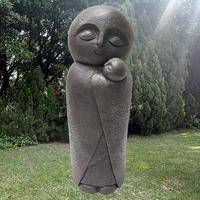 Handcrafted jizo protector of children mothers travelers garden statue