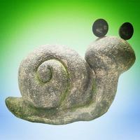 Best selling animal outdoor decorative metal eyes snail garden statue